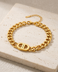 Gold Classic Bracelet 18K Plated Stainless Steel