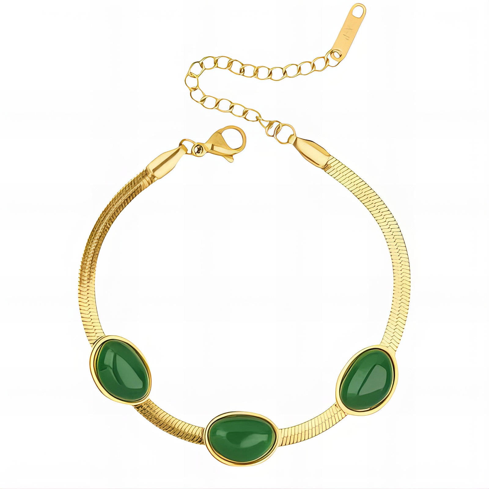 Gold Minimal Bracelet Thin 18K Plated Stainless Steel