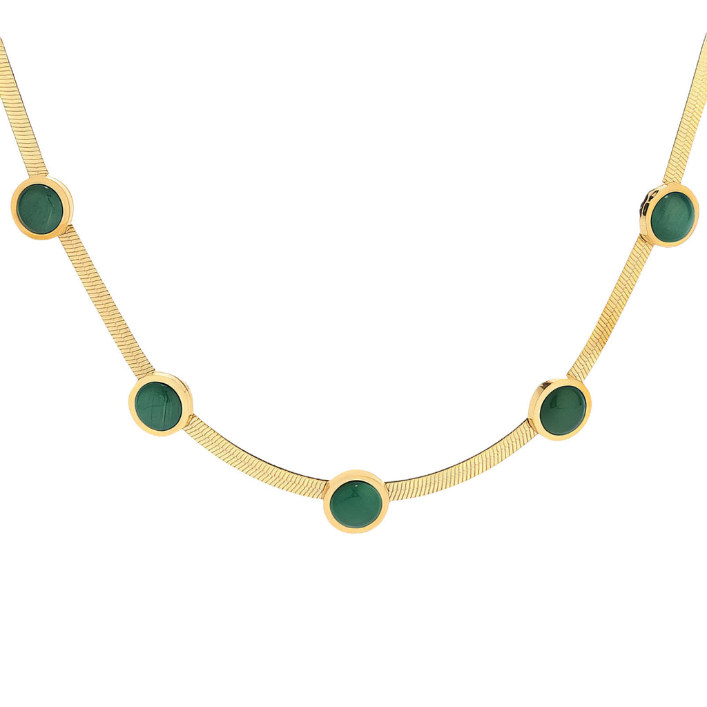 Gold Minimal Necklace 18K Plated Stainless Steel