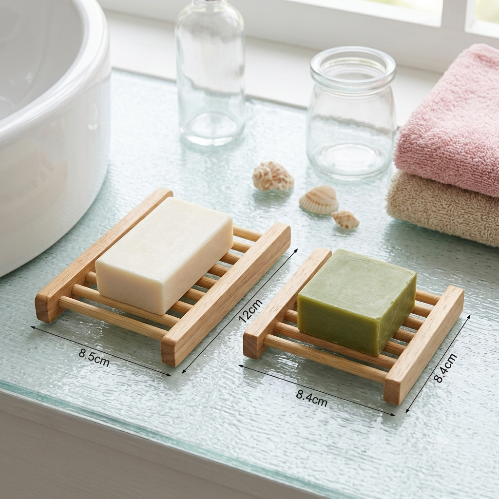 Natural Wood Soap Tray