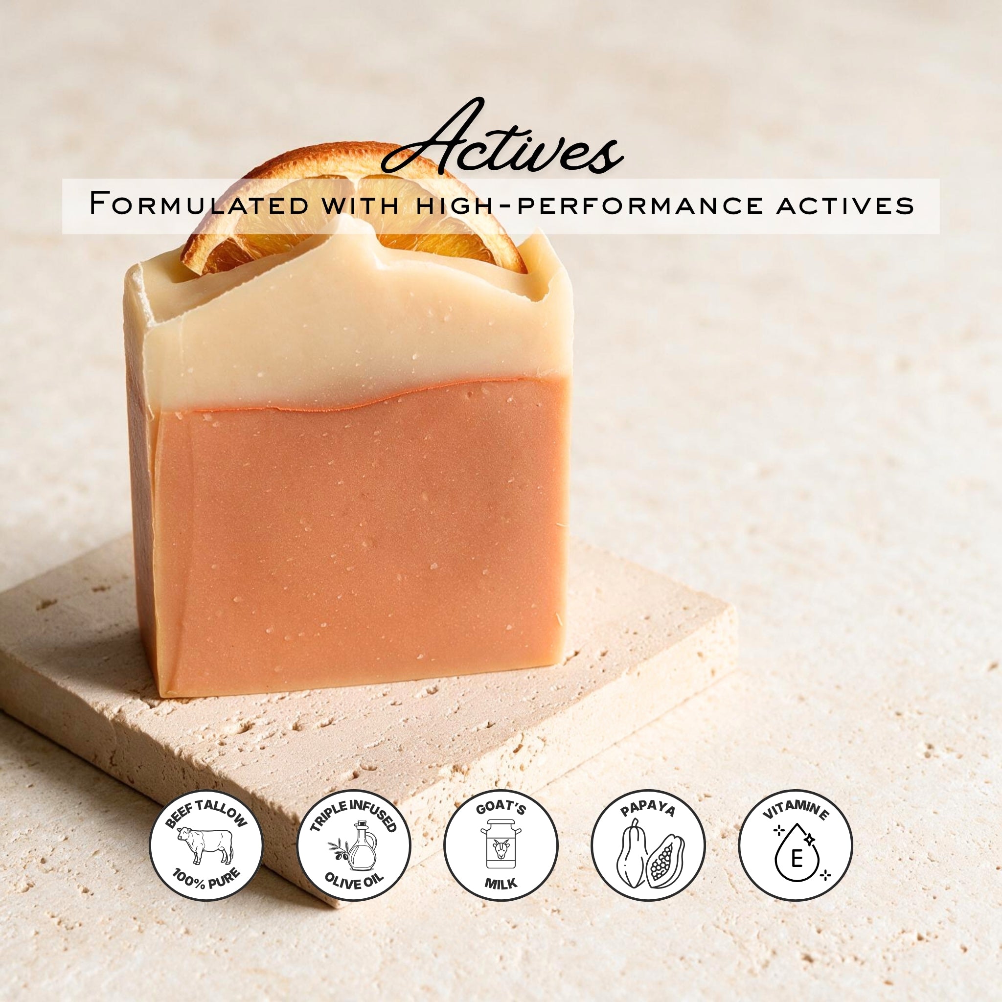 Citrus | Triple Infused Tallow Soap Bar