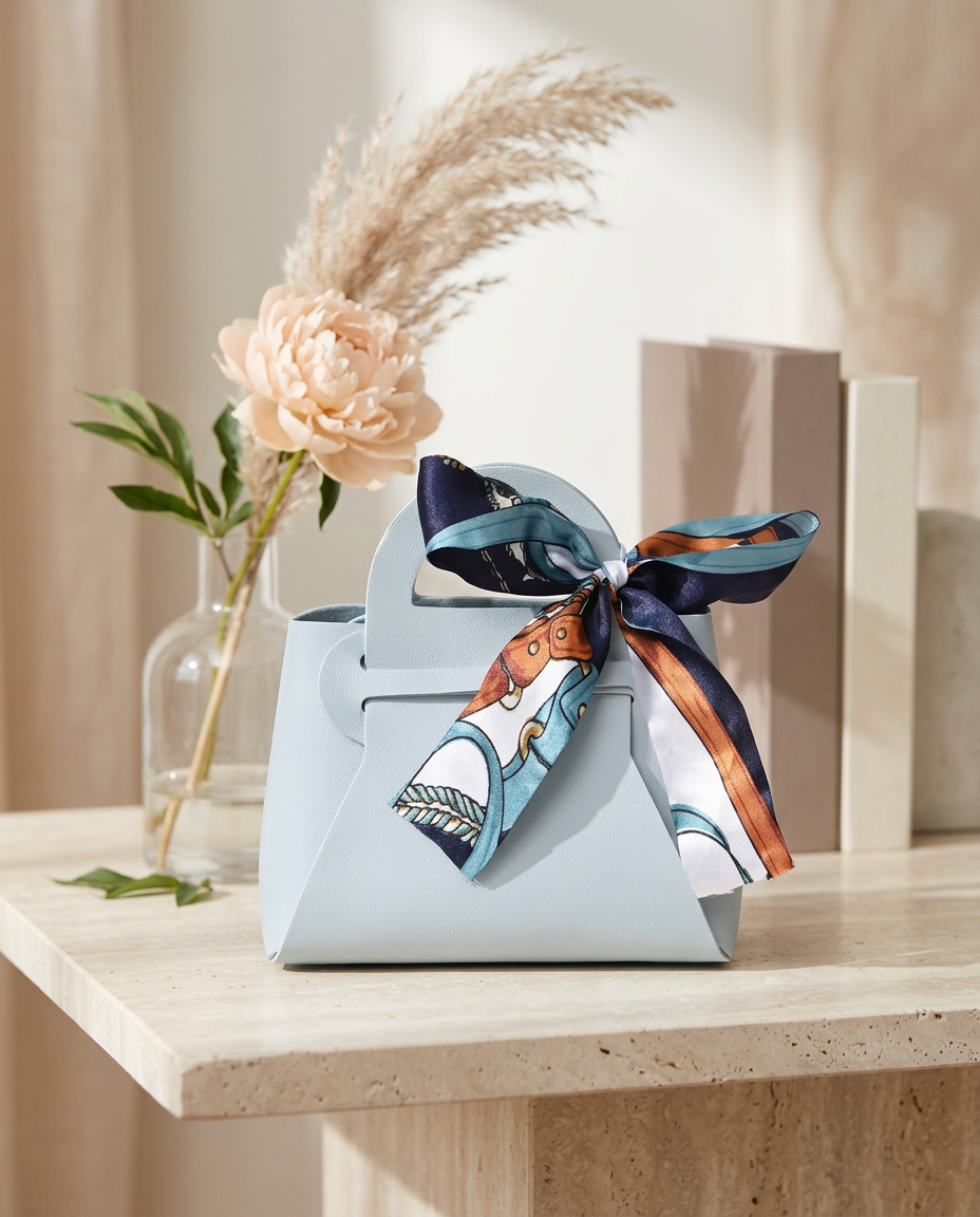 Custom Party & Event Favours Scarf Bag & Jewellery Box